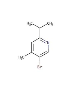 Astatech 5-BROMO-4-METHYL-2-(PROPAN-2-YL)PYRIDINE, 95.00% Purity, 0.25G